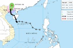 Bão số 1 đã đi vào Trung Quốc, cảnh báo thiên tai do hoàn lưu bão