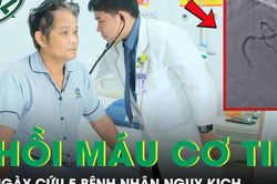 Ba ngày cứu sống 5 người nhồi máu cơ tim nguy kịch