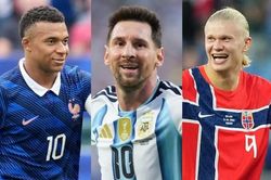Haaland bắt kịp Mbappe v&agrave; Messi, cuộc đua Vua ph&aacute; lưới World Cup n&oacute;ng hơn bao giờ hết