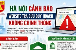 Cẩn trọng với các website 'check quy hoạch' trên mạng