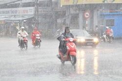 Ngày 6/7, Bắc Bộ và Bắc Trung Bộ tiếp tục có mưa dông, cục bộ có nơi mưa to