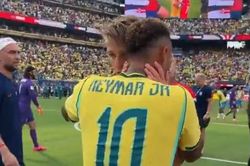 Neymar ôm Odegaard