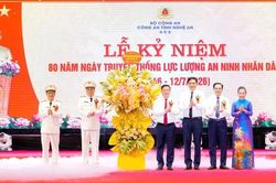 Công an tỉnh Nghệ An kỷ niệm 80 năm Ngày truyền thống lực lượng An ninh nhân dân