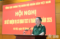 Đại tướng Nguyễn Trọng Nghĩa chủ trì Hội nghị sơ kết nhiệm vụ Cơ quan Tổng cục Chính trị 6 tháng đầu năm 2026