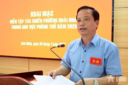 Gia Lai: Khai mạc diễn tập tác chiến phường Hoài Nhơn