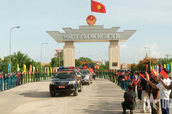 An Giang: Đón Đội K92, K93 hoàn thành nhiệm vụ tìm kiếm, quy tập hài cốt liệt sĩ tại Campuchia