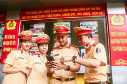 Hơn 1.300 Cảnh sát giao thông Thủ đô vào 'Phòng thi' đặc biệt trên không gian số