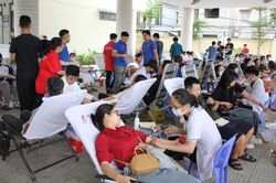 Gần 700 đơn vị máu được tiếp nhận tại ngày hội 'Giọt hồng Đà Nẵng'