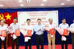 Nhiều trường THPT ở C&agrave; Mau thay đổi Hiệu trưởng