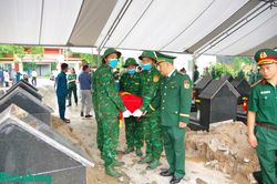 Trung tâm Huấn luyện Bộ đội Biên phòng tham gia Chiến dịch '500 ngày đêm đẩy mạnh tìm kiếm, quy tập và xác định danh tính hài cốt liệt sĩ'