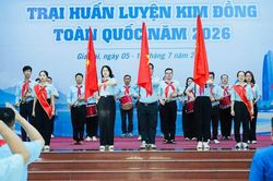 Hàng trăm cán bộ phụ trách Đội tham gia huấn luyện toàn quốc