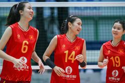 Tuyển bóng chuyền U18 nữ Việt Nam thắng to ở giải châu Á