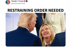 Ông Trump tung 'ảnh chế' về nữ thủ tướng Italia giữa căng thẳng