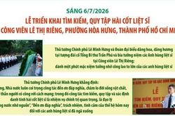 TP Hồ Chí Minh: Lễ triển khai tìm kiếm, quy tập hài cốt liệt sĩ tại Công viên Lê Thị Riêng