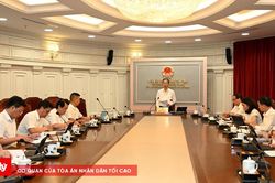 Ch&aacute;nh &aacute;n Nguyễn Văn Quảng: Quyết liệt thực hiện c&aacute;c nhiệm vụ trọng t&acirc;m, bảo đảm tiến độ giải quyết c&ocirc;ng việc