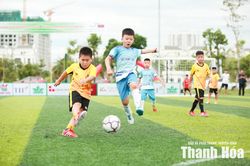 X&aacute;c định 4 đội U8 v&agrave;o b&aacute;n kết Giải B&oacute;ng đ&aacute; Nhi đồng B&aacute;o v&agrave; Ph&aacute;t thanh, truyền h&igrave;nh Thanh H&oacute;a lần thứ V