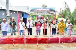 Xã Châu Phú khởi công xây dựng cầu Tú Anh