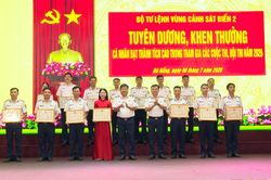 Vùng Cảnh sát biển 2 tuyên dương cán bộ, chiến sĩ đạt thành tích cao tại các cuộc thi năm 2026
