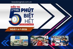 Điểm tin '5 phút biết hết' sáng 6-7: Dự án Thành phần 1, cao tốc Biên Hòa - Vũng Tàu thực hiện đạt gần 94% hợp đồng