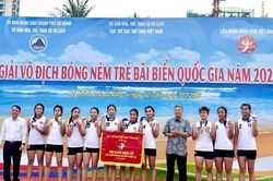 U18 nữ Gia Lai giành huy chương vàng Giải vô địch bóng ném trẻ bãi biển quốc gia 2026