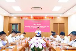 Học viện Hải quân nghiệm thu chương trình đào tạo thạc sĩ, tiến sĩ