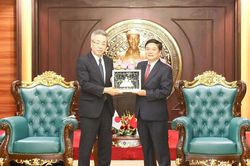 Phó Chủ tịch Thường trực HĐND tỉnh Lữ Thanh Hải làm việc với Đoàn Công tác Nhóm Nghiên cứu ASEAN thuộc HĐND tỉnh Hiroshima