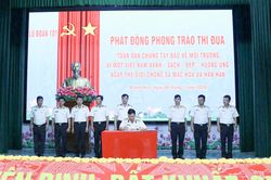 Lữ đo&agrave;n 101 ph&aacute;t động phong tr&agrave;o thi đua bảo vệ m&ocirc;i trường