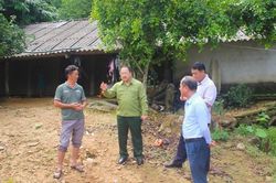 Xã Sín Chéng chủ động ứng phó với mưa lớn