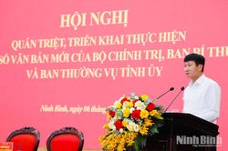 Khẩn trương cụ thể hóa Nghị quyết Hội nghị thành chương trình, kế hoạch hành động với phương châm: rõ người, rõ việc, rõ trách nhiệm, rõ thời gian, rõ sản phẩm, rõ kết quả (*)