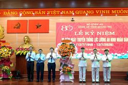 Tập trung x&acirc;y dựng lực lượng An ninh nh&acirc;n d&acirc;n trong sạch, vững mạnh, ch&iacute;nh quy, tinh nhuệ, hiện đại