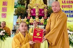 Vĩnh Long: C&ocirc;ng bố quyết định bổ nhiệm trụ tr&igrave; ch&ugrave;a Gi&aacute;c T&aacute;nh (x&atilde; T&acirc;n Quới)