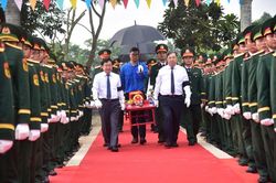 Tây Ninh tổ chức truy điệu, an táng 173 hài cốt liệt sĩ hồi hương từ Campuchia