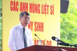 Thủ tướng dự lễ tìm kiếm, quy tập hài cốt liệt sỹ tại Công viên Lê Thị Riêng