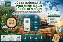 Gỗ Việt muốn đi xa phải minh bạch 'từ gốc đến ngọn'
