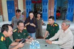 Tiếp cận người th&acirc;n Liệt sĩ Huỳnh Văn Qu&ecirc;n để đối chiếu th&ocirc;ng tin