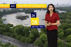 Dự b&aacute;o thời tiết s&aacute;ng | 06/07/2026