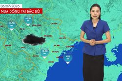 Dự báo thời tiết trưa | 06/07/2026