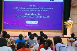 Hỗ trợ phụ nữ ph&aacute;t triển doanh nghiệp nhỏ v&agrave; si&ecirc;u nhỏ