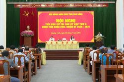 Tổ đại biểu số 9 HĐND tỉnh tiếp xúc cử tri sau Kỳ họp thứ 4 tại xã Quảng Uyên
