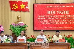 Xã Vĩnh Thanh thực hiện hoàn thành và vượt 10/17 chỉ tiêu năm 2026
