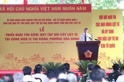 Quyết tâm cao nhất để tìm kiếm, quy tập và xác định danh tính hài cốt liệt sĩ