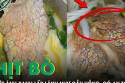 Thịt b&ograve; &aacute;nh xanh lấp l&aacute;nh như cầu vồng, c&oacute; an to&agrave;n?