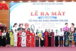 Lai Châu ra mắt 'Tổ phụ nữ kinh doanh online' thúc đẩy kinh tế số