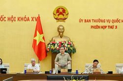 Phiên họp thứ 4 của Ủy ban Thường vụ Quốc hội khai mạc sáng 8/7