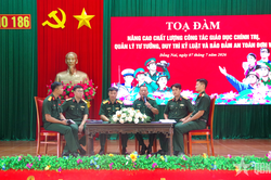 Kho 186 (Cục Xăng dầu): N&acirc;ng cao chất lượng gi&aacute;o dục ch&iacute;nh trị, quản l&yacute; tư tưởng bộ đội