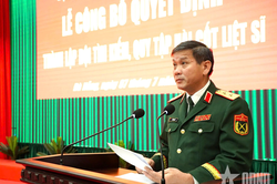 Bộ CHQS TP Đ&agrave; Nẵng th&agrave;nh lập Đội t&igrave;m kiếm, quy tập h&agrave;i cốt liệt sĩ (l&acirc;m thời)