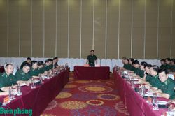 Trung tướng Vũ Trung Kiên kiểm tra công tác chuẩn bị tổ chức Chương trình Giao lưu hữu nghị Quốc phòng biên giới Việt Nam - Lào lần thứ 3