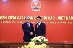 Viện trưởng Nguyễn Huy Tiến tiếp và hội đàm với Tổng Chưởng lý Malaysia