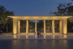 Hà Nội xây đài phun nước, sân sự kiện lát đá trước công viên Thống Nhất