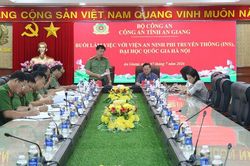 C&ocirc;ng an tỉnh An Giang phối hợp nghi&ecirc;n cứu đề t&agrave;i khoa học về an ninh m&ocirc;i trường biển